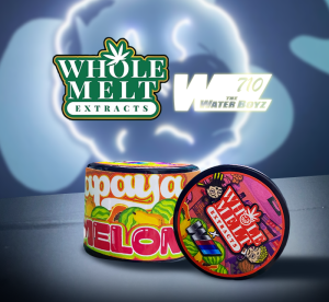 Whole Melt Extracts X the Water Boyz – Papaya Melons Live Rosin – 2GM