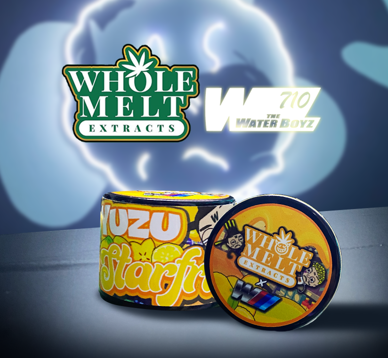 BUY-WHOLE-MELT-EXTRACTS-X-THE-WATERBOYZ-PREMIUM-LIVE-ROSIN-COLD-CURED-YUZU-STARFRUIT-ONLINE-e1726521288708-1.png Whole Melt Extracts X the Water Boyz – Yuzu Starfruit Live Rosin – 2GM - Image 1