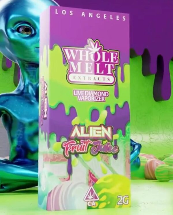 alien-fruit-juice-whole-melt-extracts-disposable.jpeg Whole Melt Extracts Alien Fruit Juice - Image 1