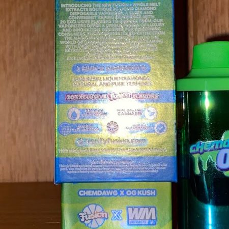 Whole Melt X Fusion – ChemDawg OG Kush Disposable Vape Cart – 2 Grams