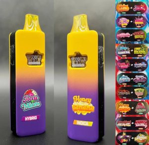 Whole Melts Dual Chamber 2G Disposable Vape Pen – Honey Banana + Acai Mintz