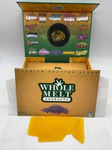 Whole Melt Extracts Grand Daddy Purple | Shatter Slabs