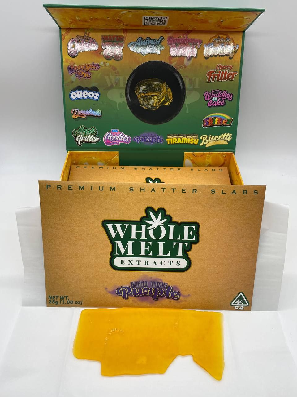 grand-daddy-purple-shatter.jpg Whole Melt Extracts Grand Daddy Purple | Shatter Slabs - Image 1