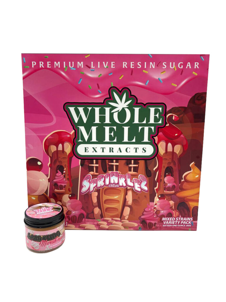 sparkling-champagne-live-resin-sugar-whole-melt.jpg Whole Melt Extracts Sparkling Champagne Marshmallow Live Resin Sugar - Image 1