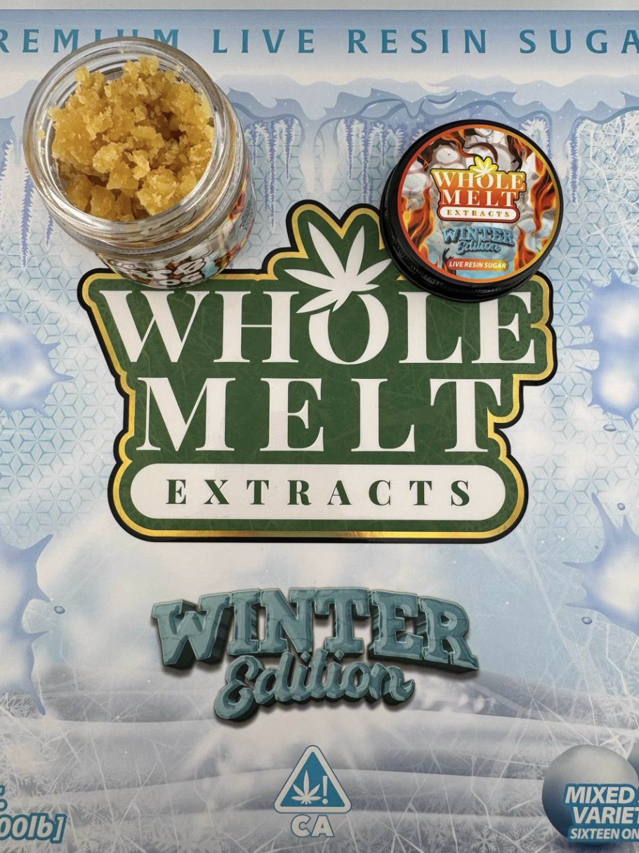 white-fire-og-live-resin-sugar-whole-melt.png Whole Melt Extracts White Fire OG Live Resin Sugar - Image 1