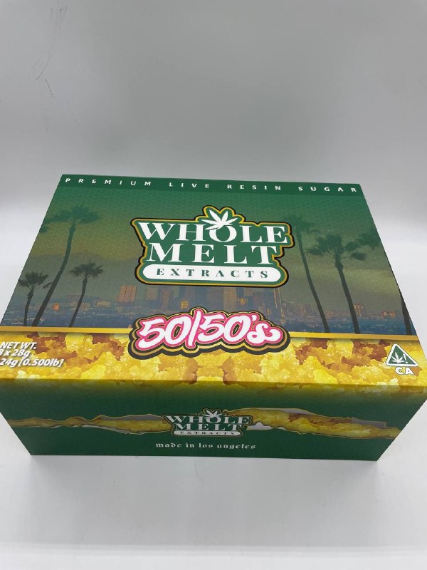 whole-melt-5050s-resin.jpeg Whole Melt 50/50’s Live Resin Sugar - Image 1