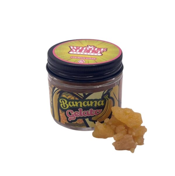 whole-melt-extracts-banana-gelato.jpg Whole Melt Extracts Banana Gelato Live Resin Sugar | Gelato Edition - Image 1