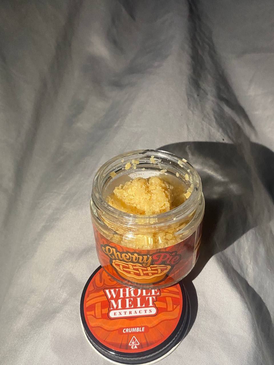 whole-melt-extracts-cherry-pie-crumble-wax.jpeg Whole Melt Extracts Cherry Pie | Crumble - Image 1