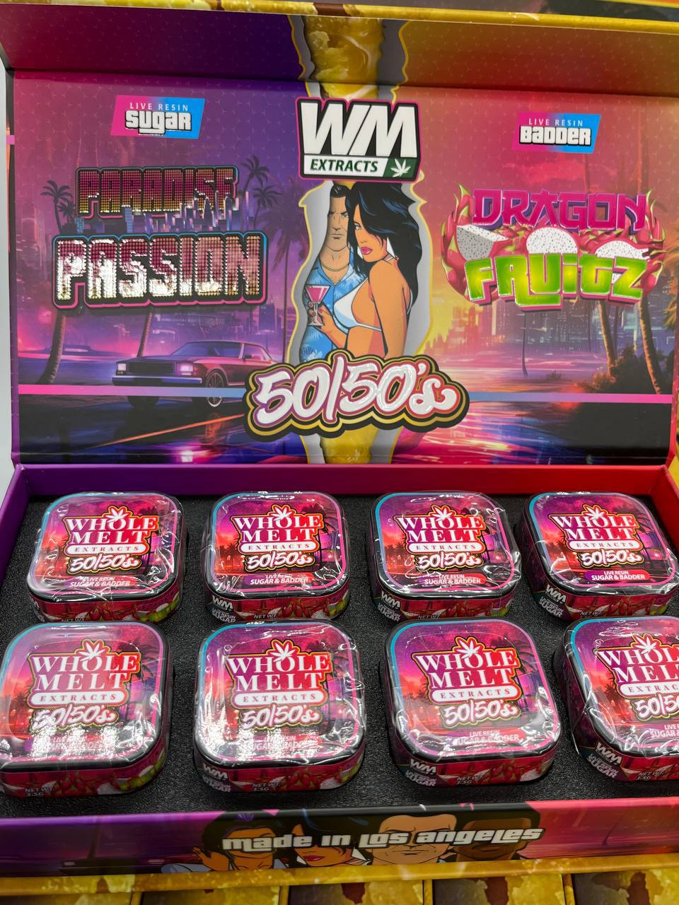 whole-melt-vice-city-edition-–-lemon-tree-x-bugatti-og-live-resin-sugar-and-badder.jpeg Whole Melt Vice City Edition – Lemon Tree x Bugatti OG Live Resin Sugar & Badder - Image 1