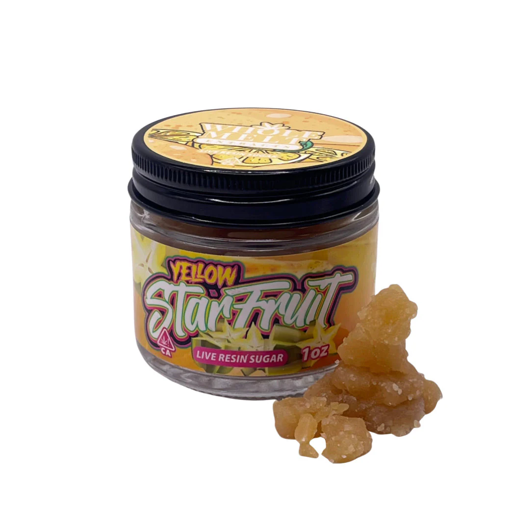 whole-melts-extracts-yellow-starfruit-—-oasis-edition.webp Whole Melt Extracts Yellow Starfruit Live Resin Sugar | Oasis Edition - Image 1