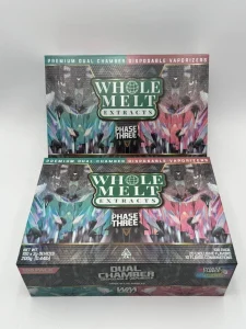 Whole Melt Extracts Phase 3 Dual Chamber 2G Disposable Vaporizers | Liquid Diamonds + Live Resin - Image 2