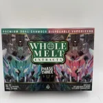 Whole Melt Extracts Phase 3 Dual Chamber 2G Disposable Vaporizers | Liquid Diamonds + Live Resin