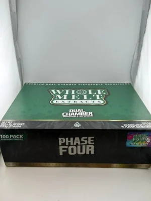 Whole Melt Extracts Phase 4 Dual Chamber 2G Disposable Vaporizers | Liquid Diamonds + Live Resin